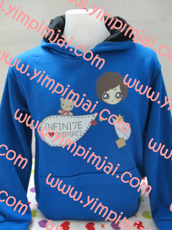 hoodies กันหนาว สกรีนทรานสเฟอร์ DIY