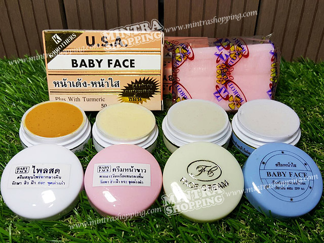 ชุดครีมเบบี้เฟส Baby face ของแท้ 100% เซ็ทหน้าใสสุดฮิต ตลอดกาล ราคาสุดคุ้ม
