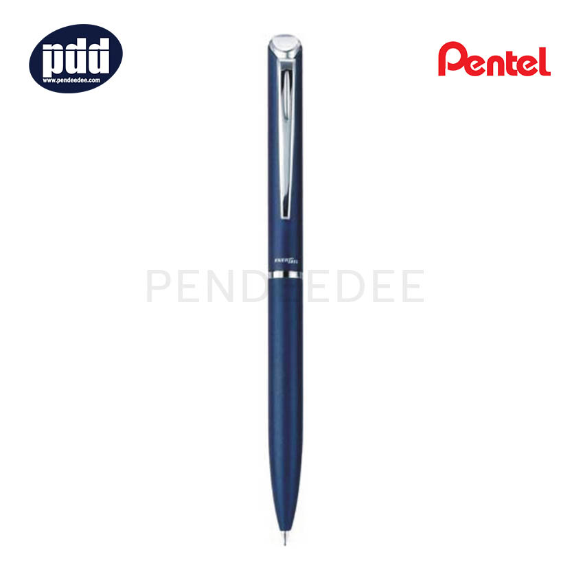 PENTEL ปากกาหมึกเจล เพนเทล เอ็นเนอร์เจล สเตอร์ลิ่ง แบบหมุน PENTEL EnerGel Sterling Twist 0.7 mm. Dark Blue Gel Pen