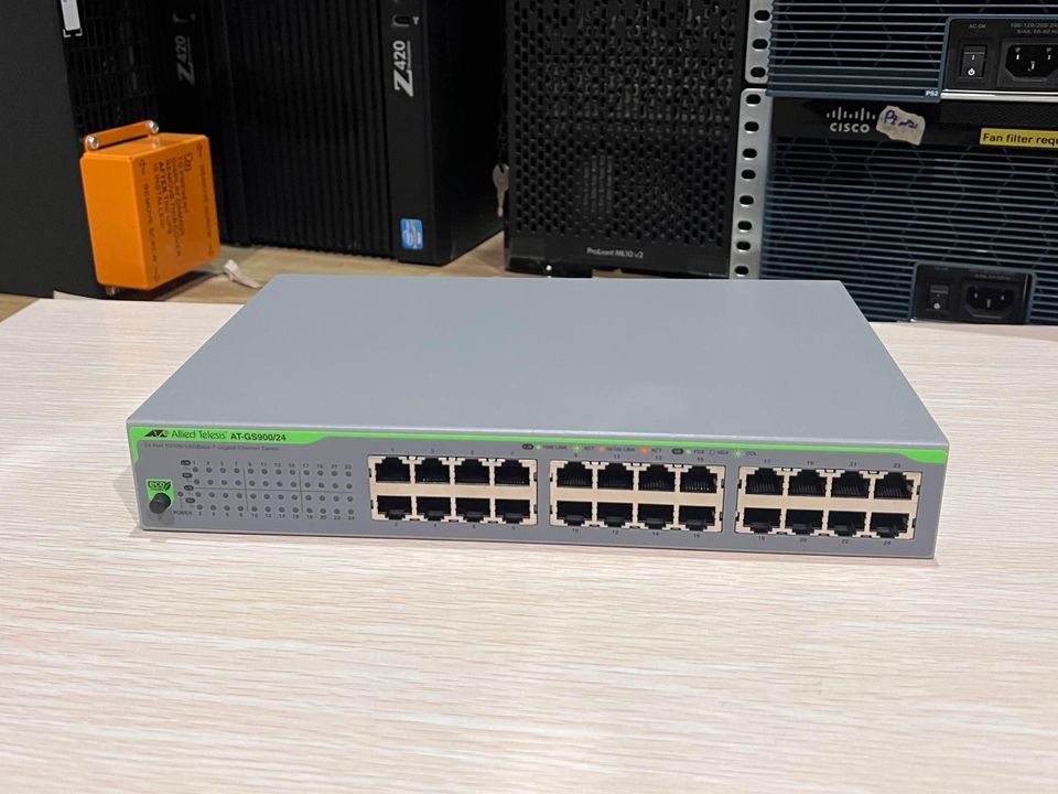 Allied Telesis AT-GS900/24 gigabit สวิทมือสองพร้อมใช้งาน