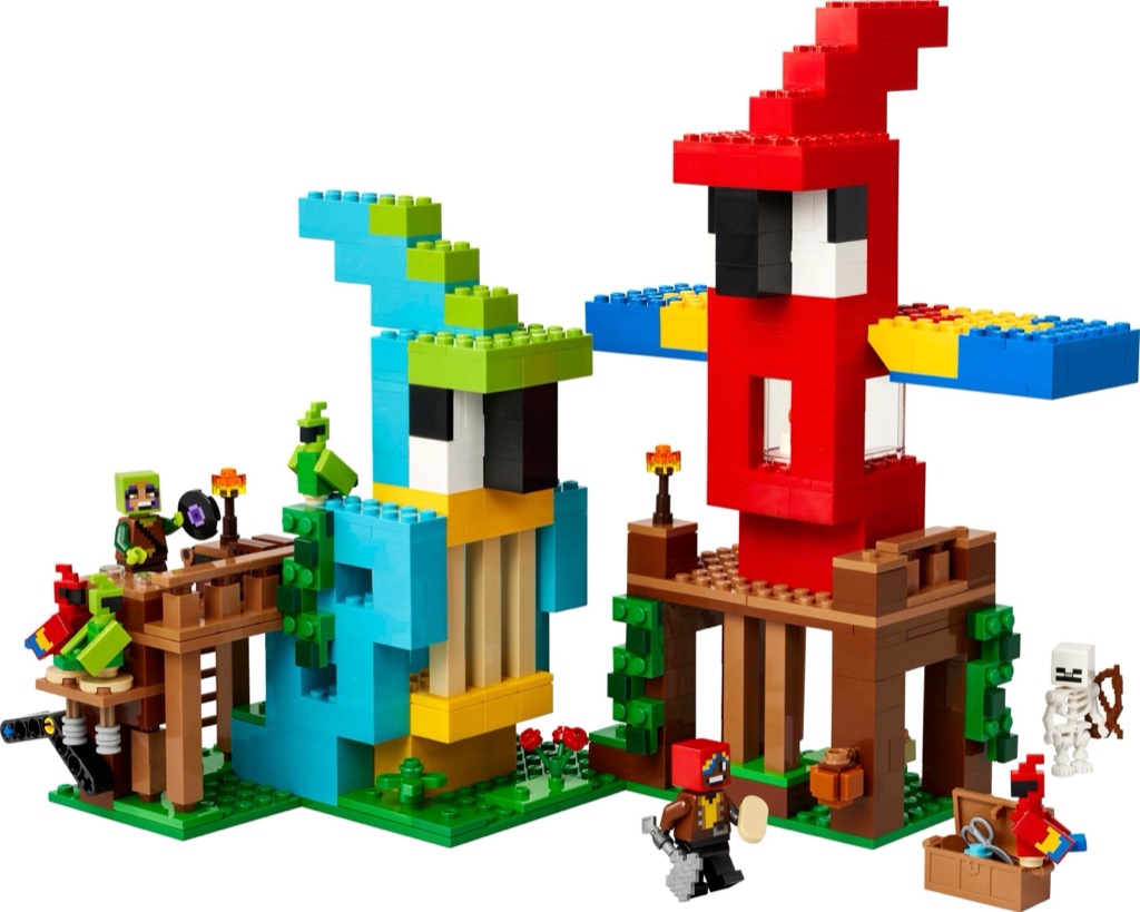 เลโก้ LEGO Minecraft 21282 The Parrot Houses