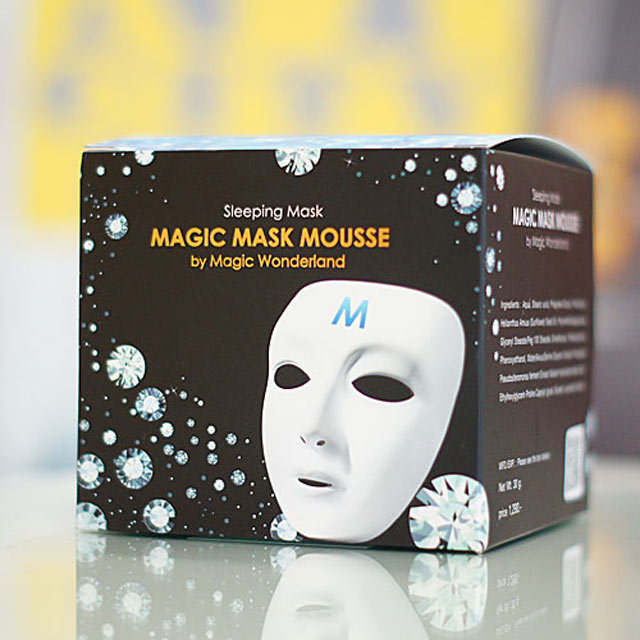 Magic Wonderland Mask Mousse เมจิก วันเดอร์แลนด์ มาส์ค มูส หน้าเด้งขาวใส ภายในข้ามคืน 30g.
