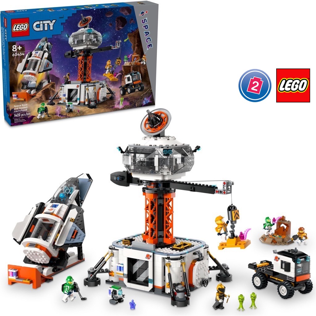 เลโก้ LEGO City 60434 Space Base and Rocket Launchpad