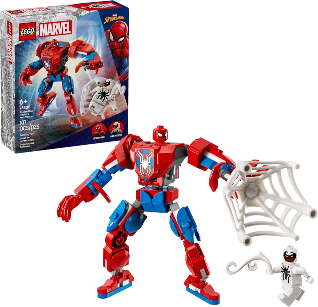 เลโก้ LEGO Super Heroes 76308 Spider-Man Mech vs. Anti-Venom