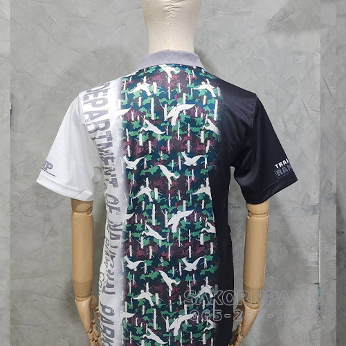 โปโลดำ-ขาว ลายพราง(ผ้ากีฬา รุ่นใหม่) /อุทยาน