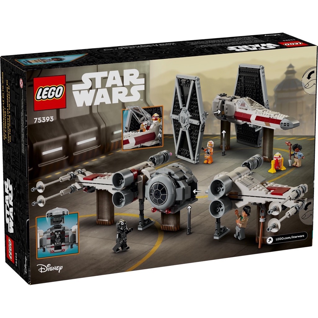 เลโก้ LEGO Star Wars 75393 TIE Fighter & X-wing Mash-up