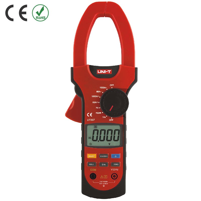 UNI-T UT207 1000A Digital Clamp Meter