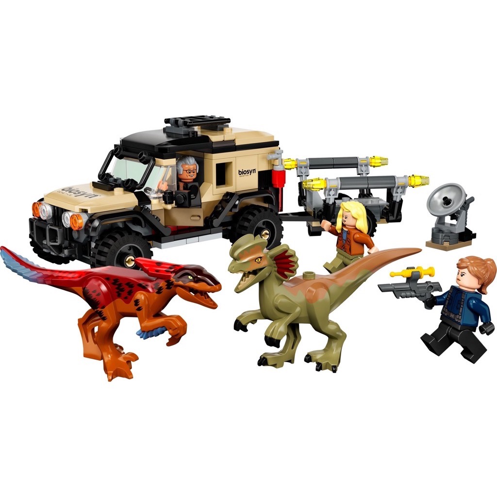 เลโก้ LEGO Jurassic World 76951 Pyroraptor & Dilophosaurus Transport
