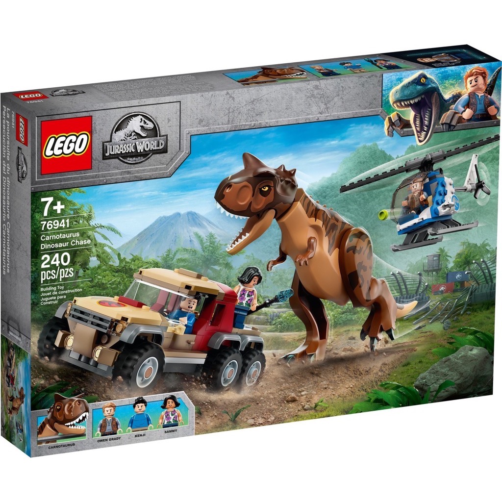 เลโก้ LEGO Jurassic World 76941 Carnotaurus Dinosaur Chase