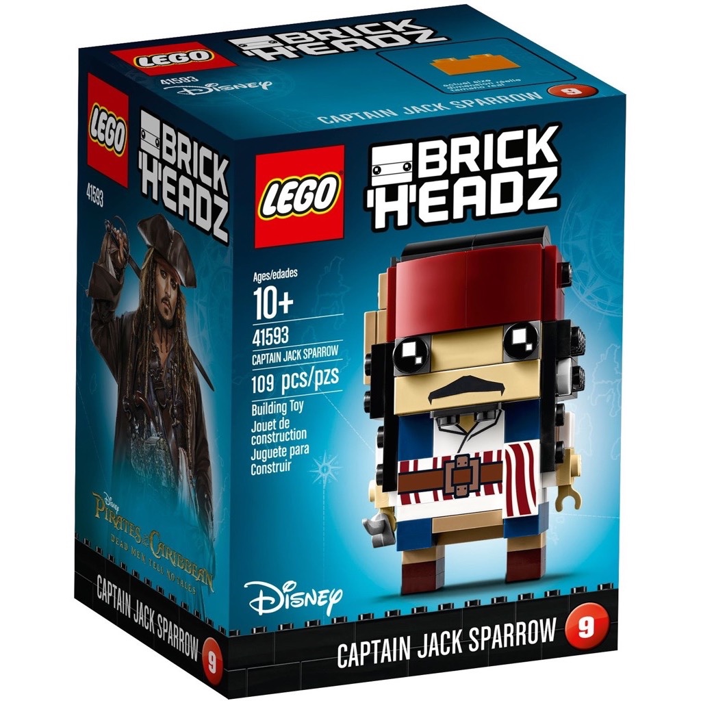 LEGO BrickHeadz 41593 Captain Jack Sparrow