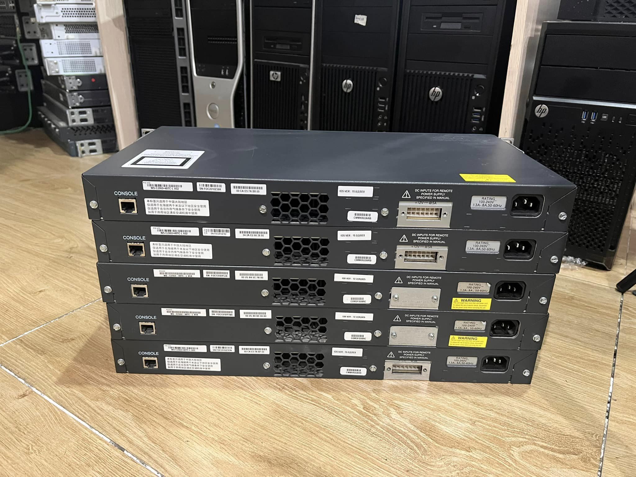 Switch Cisco 2960 48TC L สวิทมือสองพร้อมใช้งาน