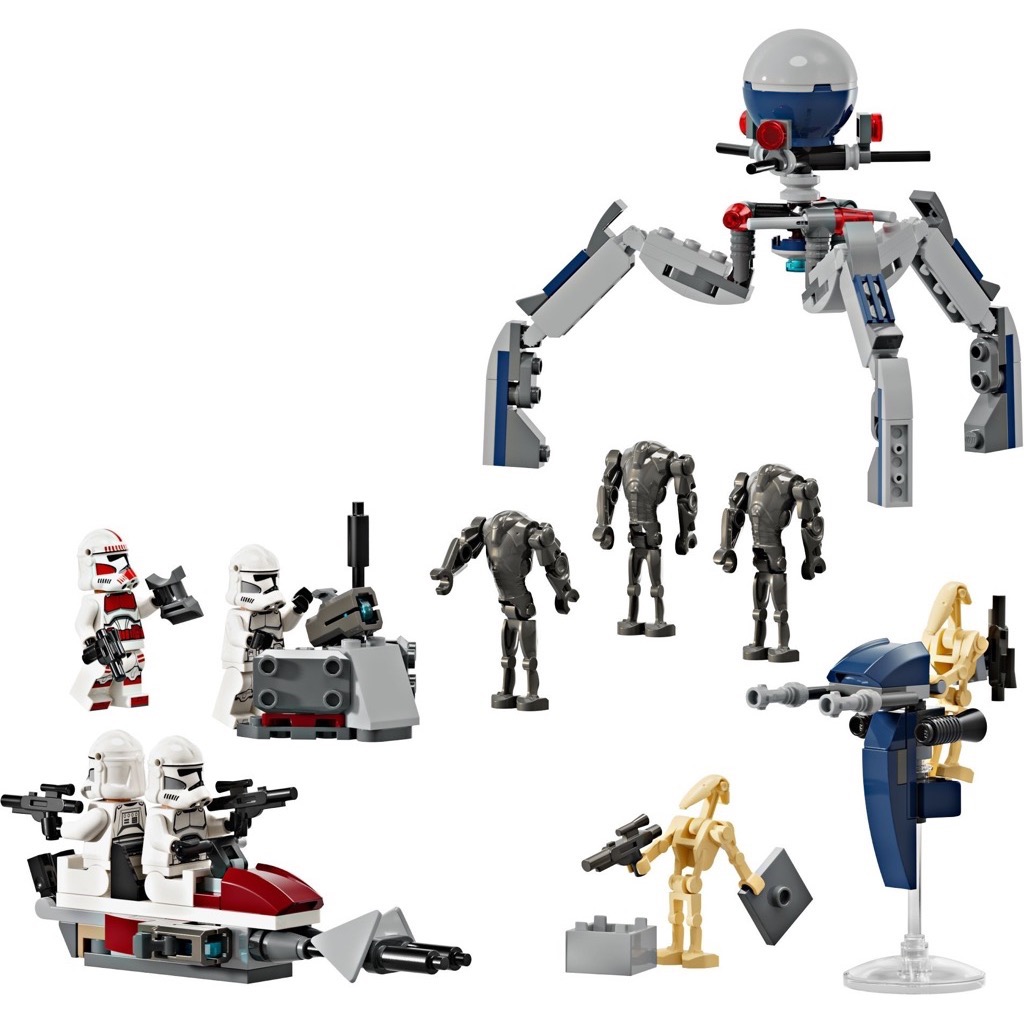 เลโก้ LEGO Star Wars 75372 Clone Trooper & Battle Droid Battle Pack