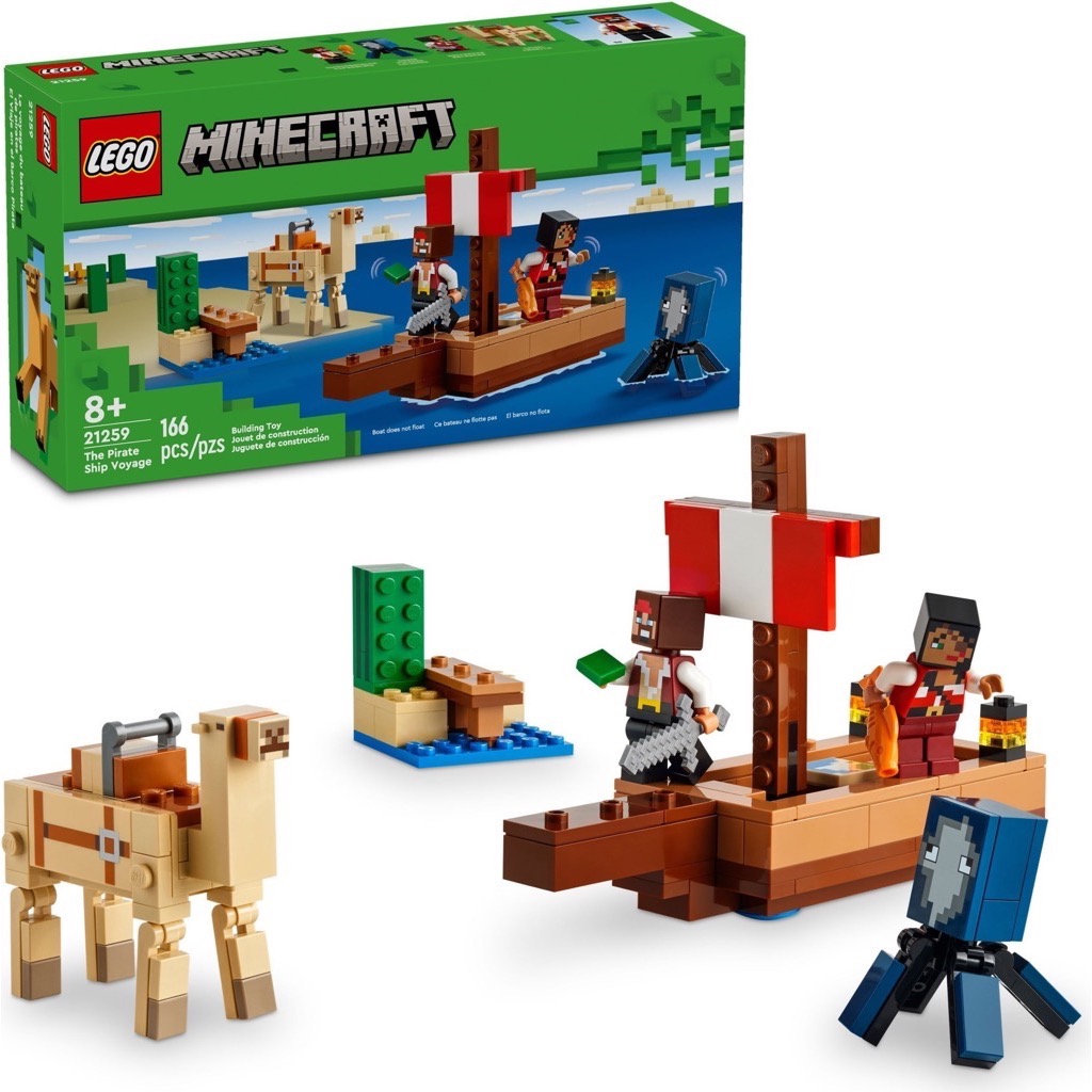 เลโก้ LEGO Minecraft 21259 The Pirate Ship Voyage