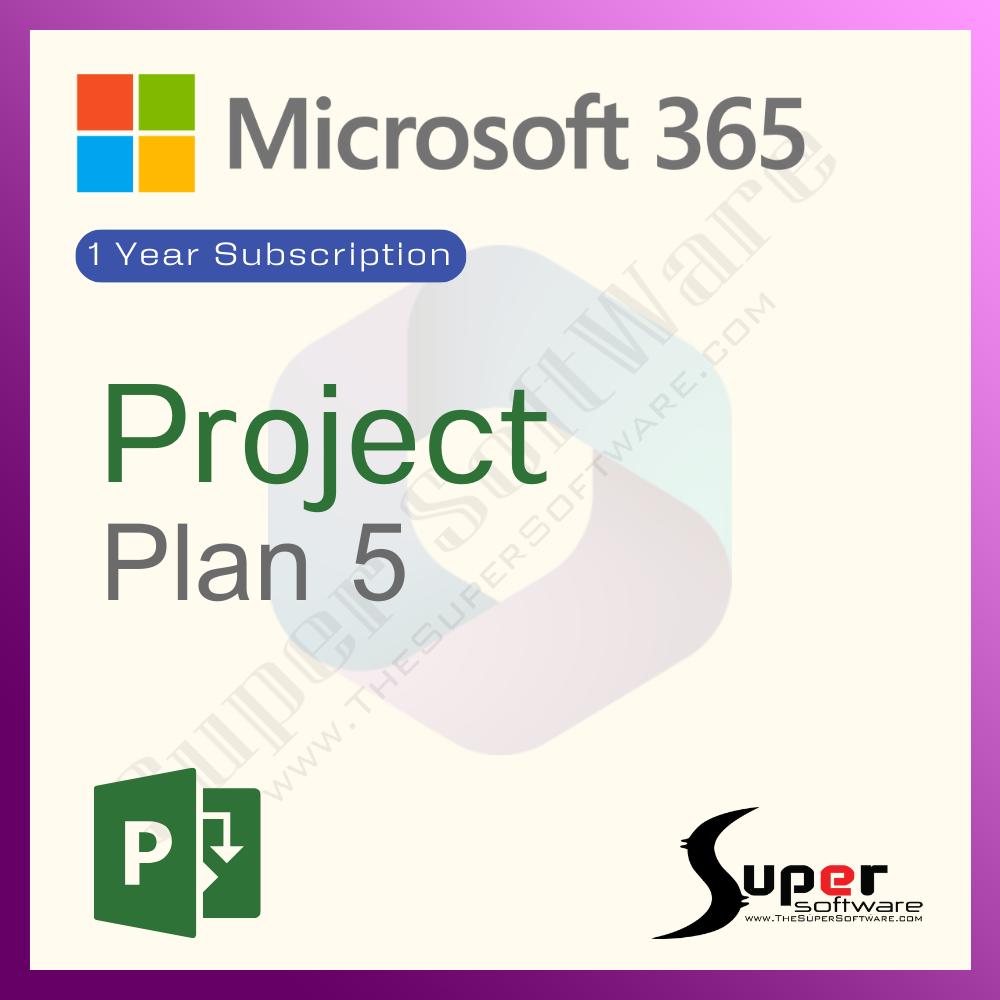 Project Plan 5 - 1 Year Subscription
