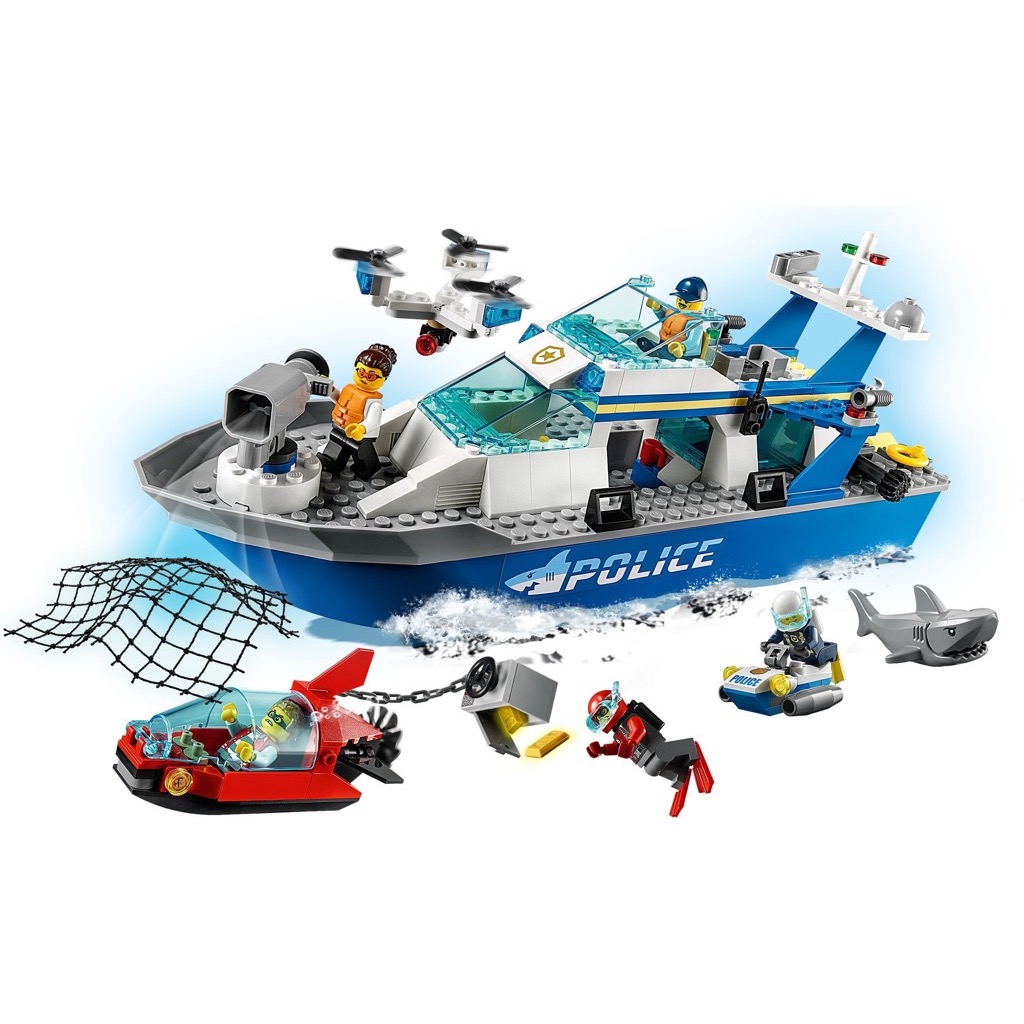 เลโก้ LEGO City 60277 POLICE PATROL BOAT