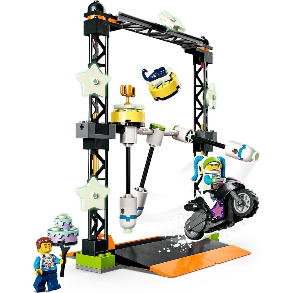เลโก้ LEGO City 60341 The Knockdown Stunt Challenge