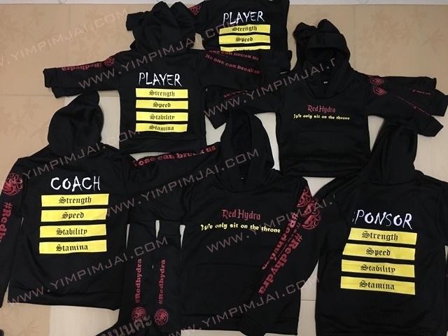 เสื้อฮู้ดทีมแข่ง