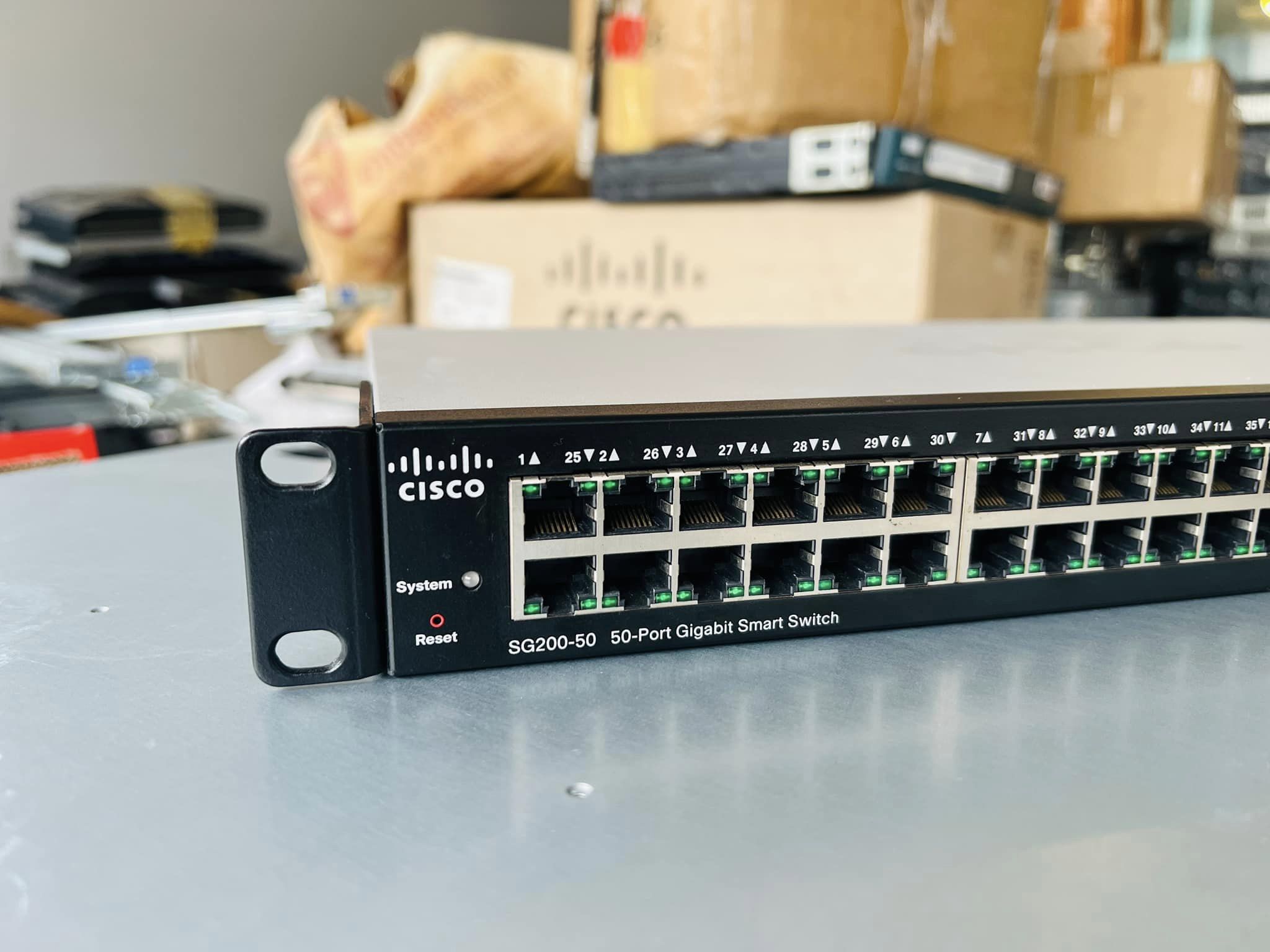 Cisco SG200 Gigabit 50 port สวิทซิสโก้มือสองพร้อมใช้งาน