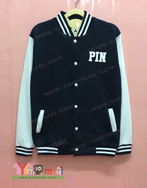 เสื้อทีม เสื้อกิจกรรม เสื้อแผนก แจ็คเก็ตเบสบอลสกรีนตำแหน่งและชื่อ