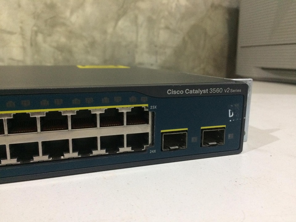 Cisco 3560V2 24port Layer3 มือ 2 พร้อมใช้งาน