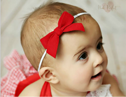 ห่วงผ้ายืด คาดหัวเด็ก กว้าง 10 mm #EL007