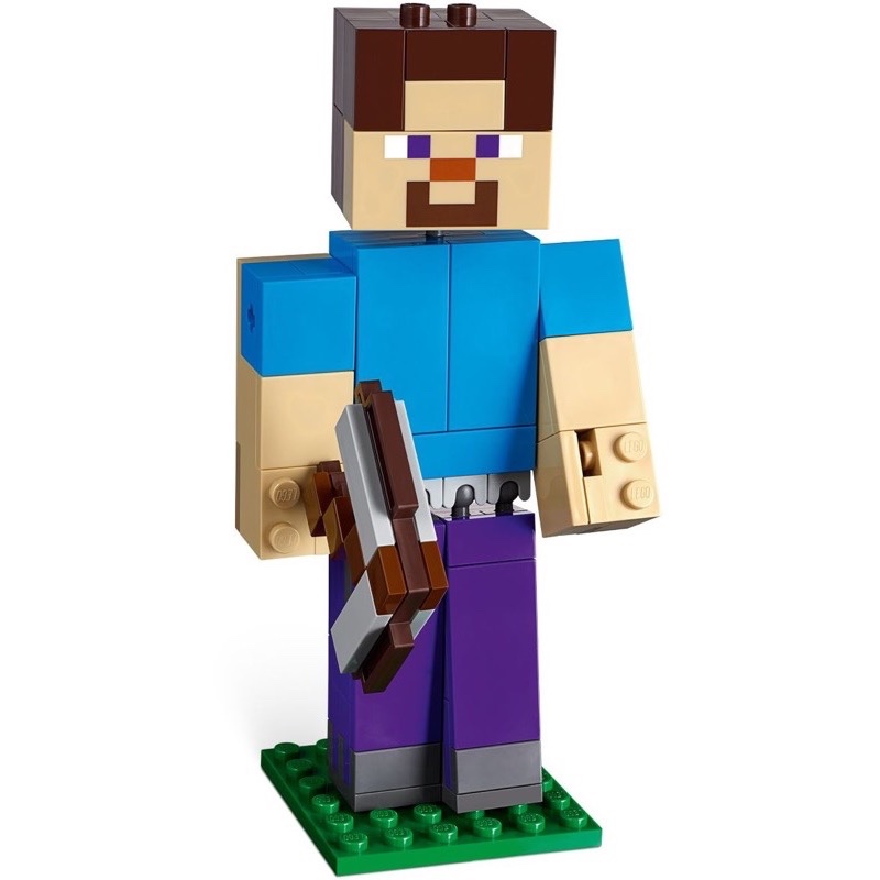 LEGO Minecraft 21148 Minecraft Steve BigFig with Parrot