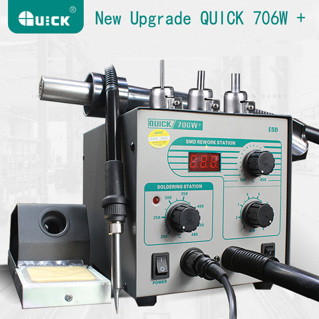 QUICK 706W+ Hot air + Soldering Iron