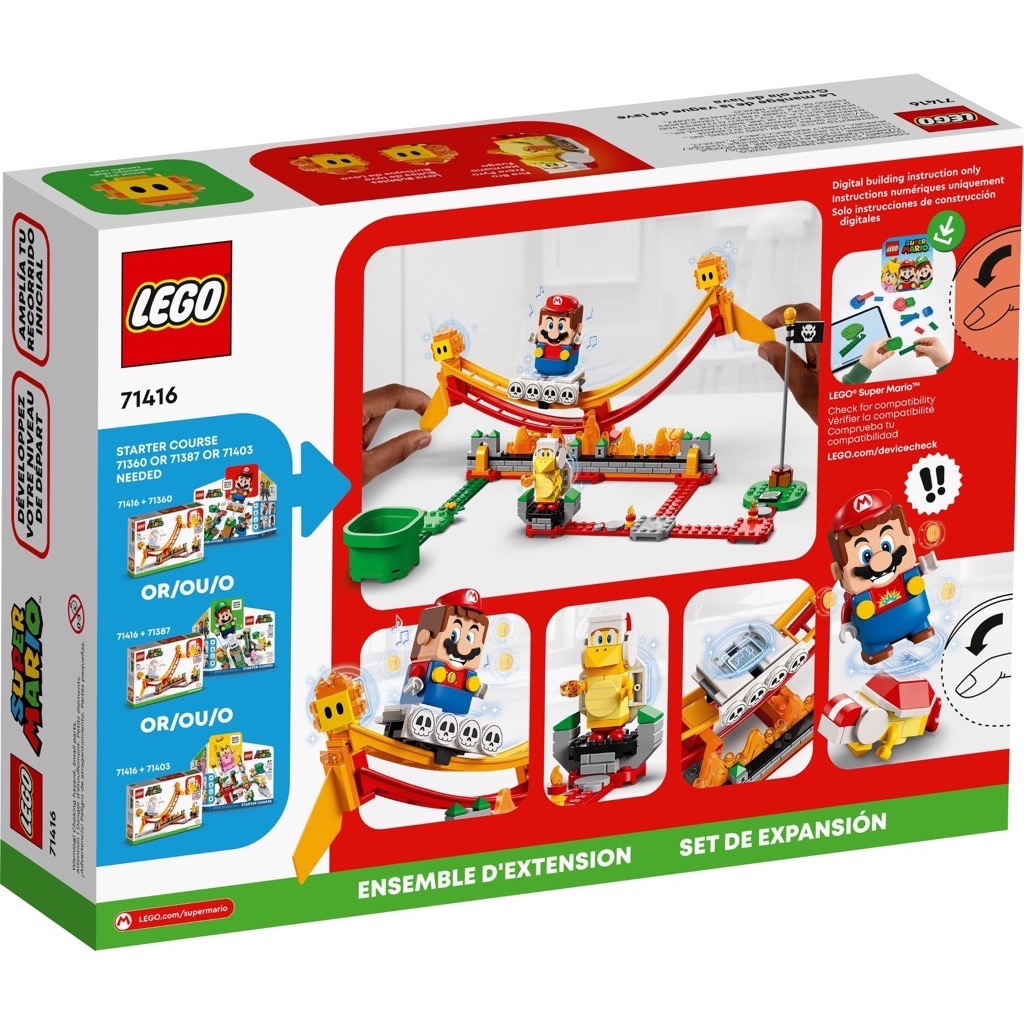 เลโก้ LEGO Super Mario 71416 Lava Wave Ride