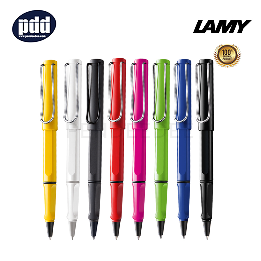 ปากกาสลักชื่อ LAMY ปากกาโรลเลอร์บอล ลามี่ ซาฟารี สีเหลือง LAMY Safari Yellow Rollerball Pen