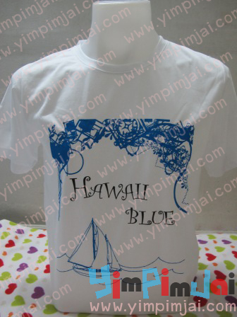 เสื้อยืดสกรีนลาย Hawii