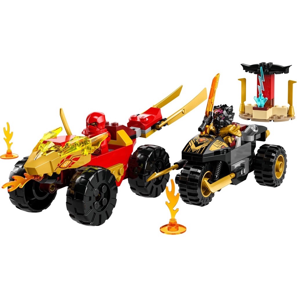 เลโก้ LEGO Ninjago 71789 Kai and Ras's Car and Bike Battle