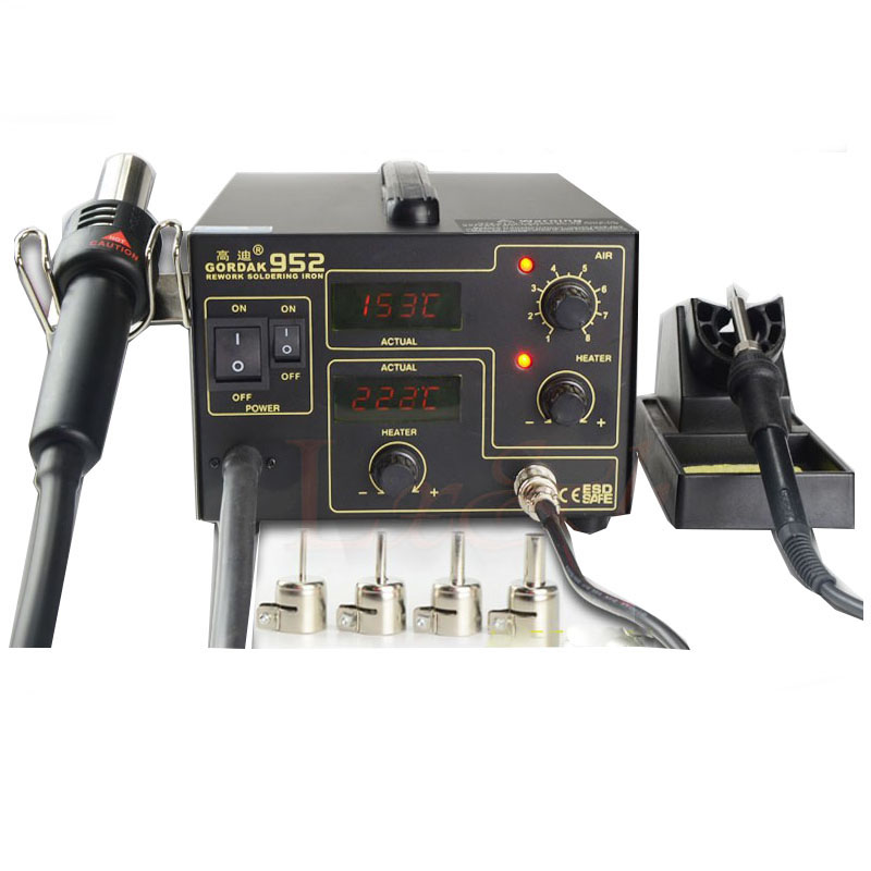GORDAK 952 2 in 1 เครื่องเป่าลมร้อน + หัวแร้งบัดกรี