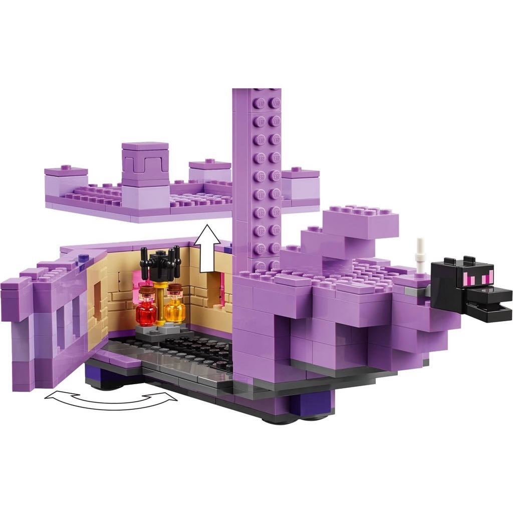 เลโก้ LEGO Minecraft 21264 The Ender Dragon and End Ship