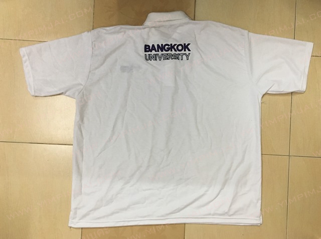 เสื้อโปโลสั่งปัก BU Bangkok university