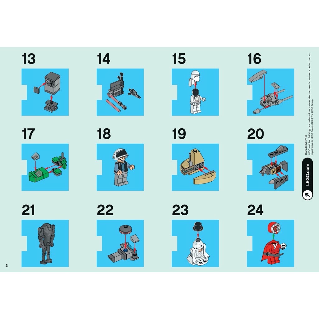 LEGO Star Wars 9509 Advent Calendar 2012
