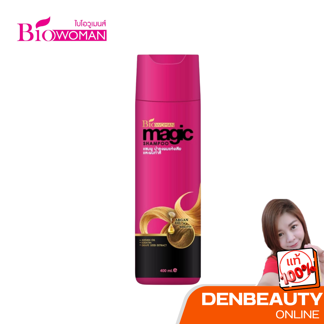 Biowoman magic shampoo ไบโอวูเม้นส์ เมจิค แชมพู 400 ml.