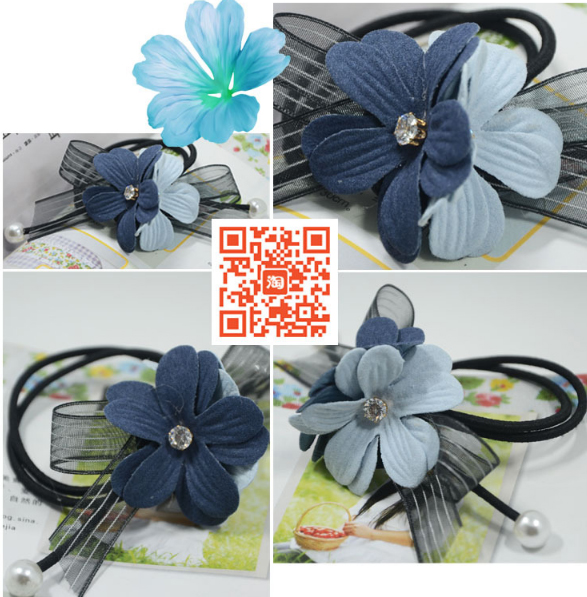 กลีบดอกไม้ผ้า ขนาด 4.5 ซม. มี 5 สีให้เลือก#CR038