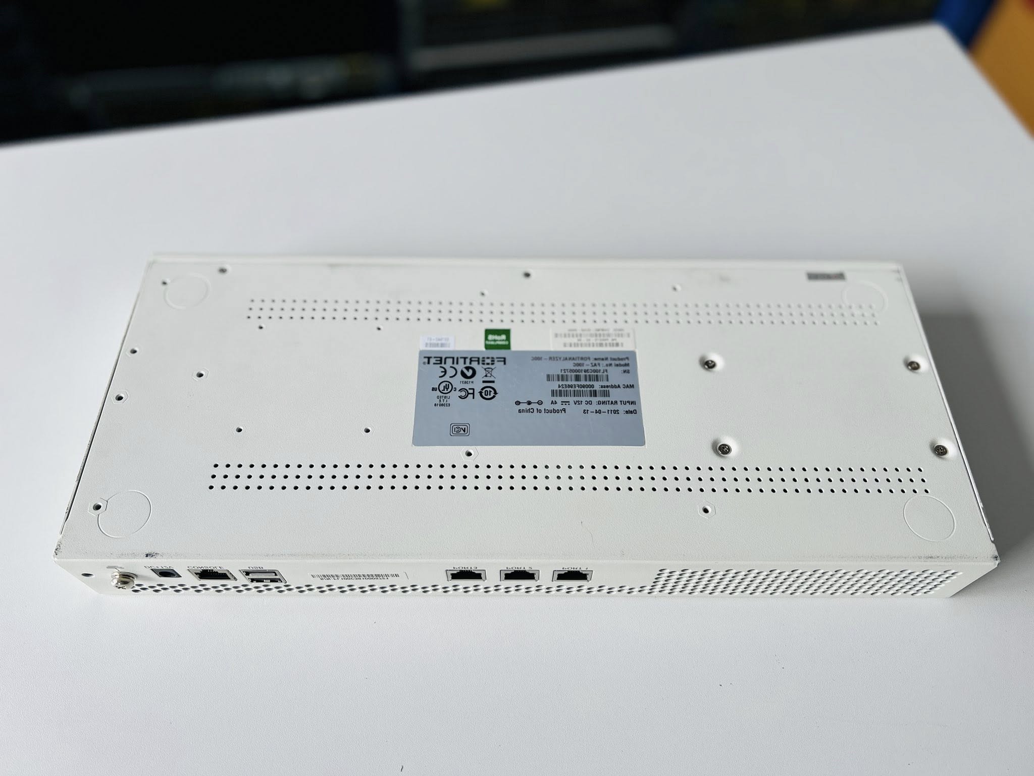 Fortinet FortiAnalyzer 100C ฟอติเนทมือสองพร้อมใช้งาน