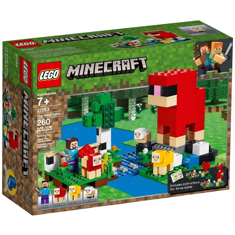 LEGO Minecraft 21153 The Wool Farm