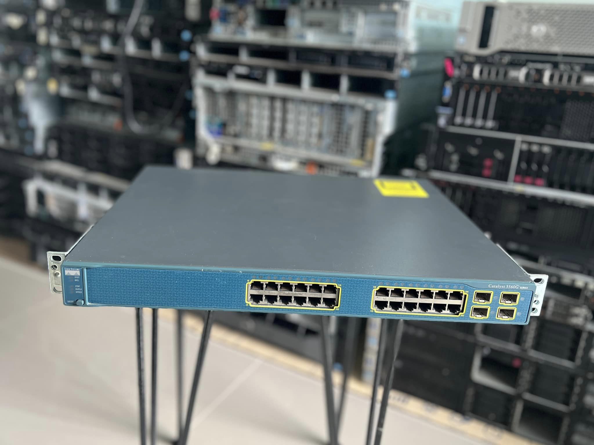 cisco 3560G 24port Gigabits layer3 สวิทซิสโก้มือสองพร้อมใช้งาน