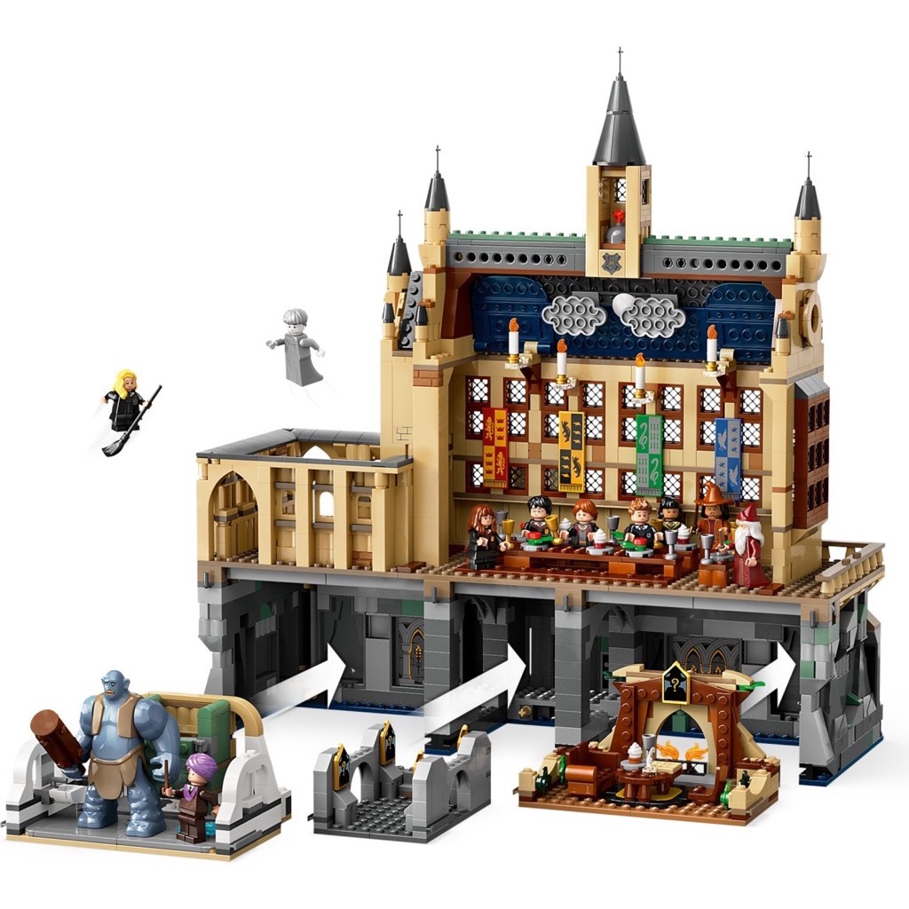 เลโก้ LEGO Harry Potter 76435 Hogwarts Castle: The Great Hall (มีกล่องน้ำตาลตรงรุ่น)