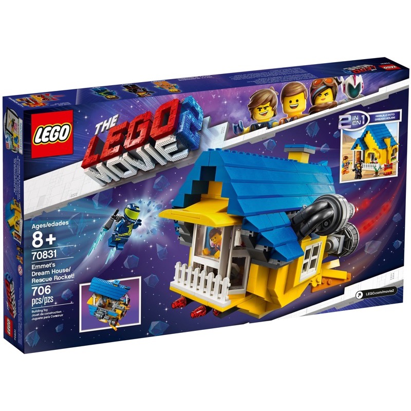LEGO The Lego Movie 70831 Emmet's Dream House/Rescue Rocket!