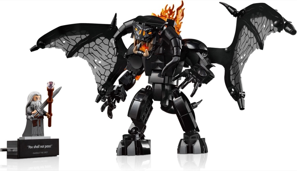 เลโก้ LEGO Exclusives 10367 The Lord of the Rings: Balrog™ Book Nook