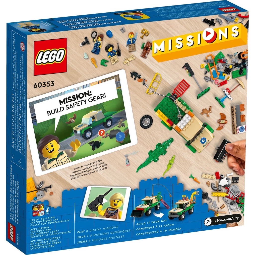 เลโก้ LEGO City 60353 Wild Animal Rescue Missions