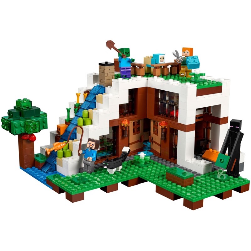 LEGO Minecraft 21134 The Waterfall Base