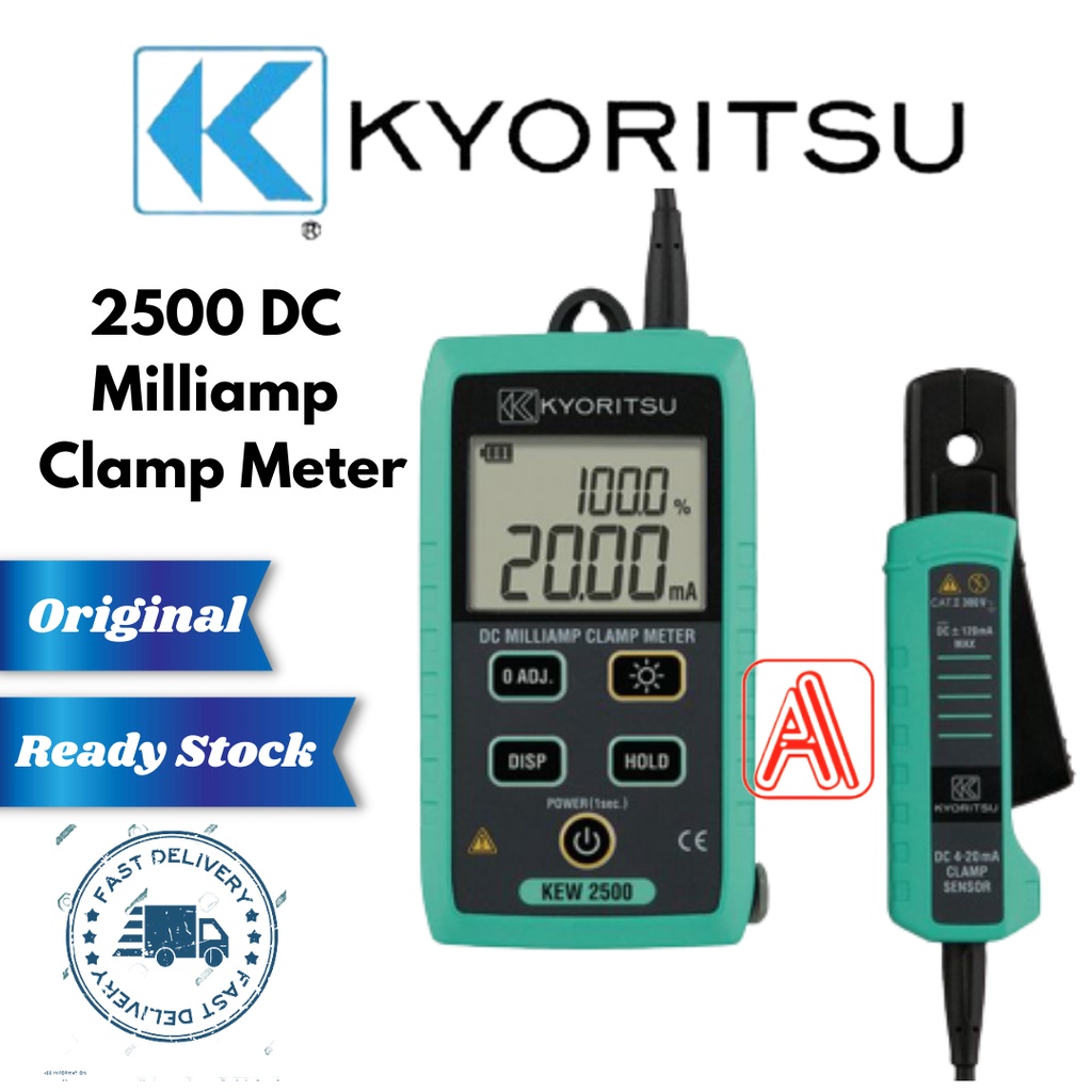 KYORITSU KEW 2500 DC Milliamp Clamp Meter