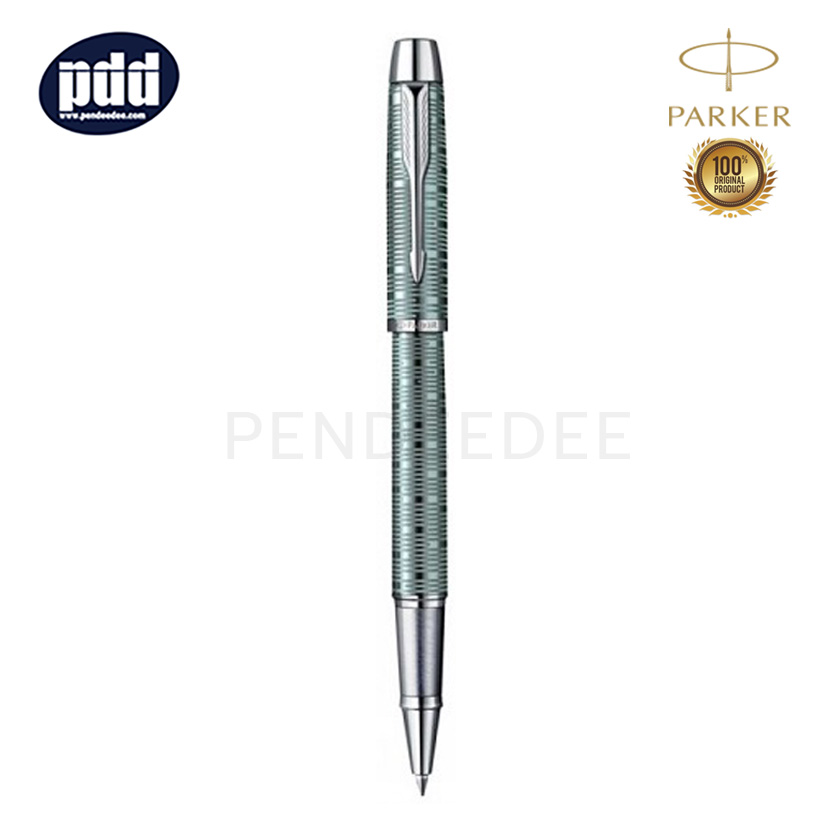 ปากกาสลักชื่อ PARKER ปากกาป๊ากเกอร์ หมึกซึม ไอเอ็ม พรีเมี่ยม วาคูเมติก เอ็มเมอรัลด์ เพิร์ล - PARKER IM PREMIUM VACUMETIC FOUNTAIN PEN EMERALD PEARL