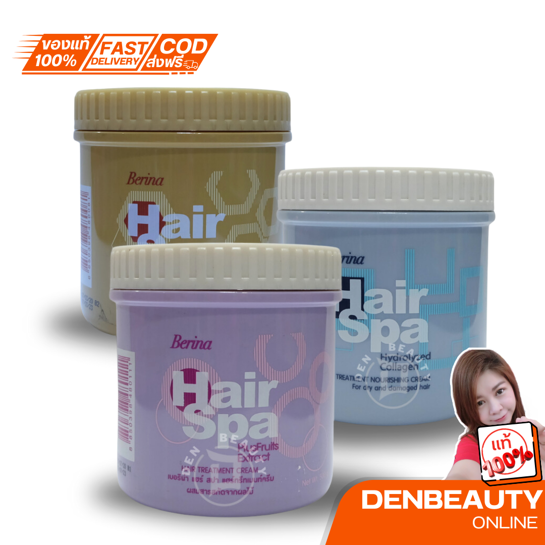 Berina เบอริน่า แฮร์ สปา ทรีทเม้นทืเนอริซิ่ง ครีมบาธ 500 กรัม