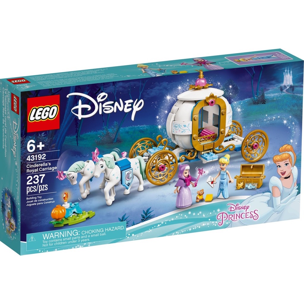 เลโก้ LEGO Disney 43192 CINDERELLAS ROYAL CARRIAGE