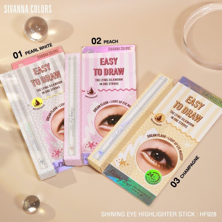 Sivanna Colors Shining Eye Highlighter Stick HF928 ซีเวนน่า คัลเลอร์ส ชายน์นิ่ง อาย ไฮไลท์เตอร์สติ๊ก HF928 ไฮไลท์รูปแบบแท่งหมุน ใช้งานง่าย เพื่มความฉ่ำวาวให้ดวงตา